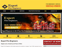 Tablet Screenshot of expertfireengineers.com